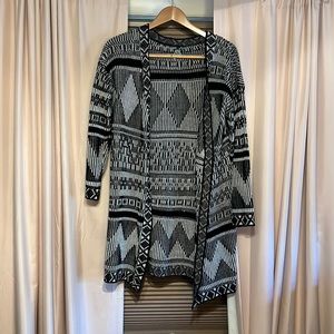 Black and White Cardigan